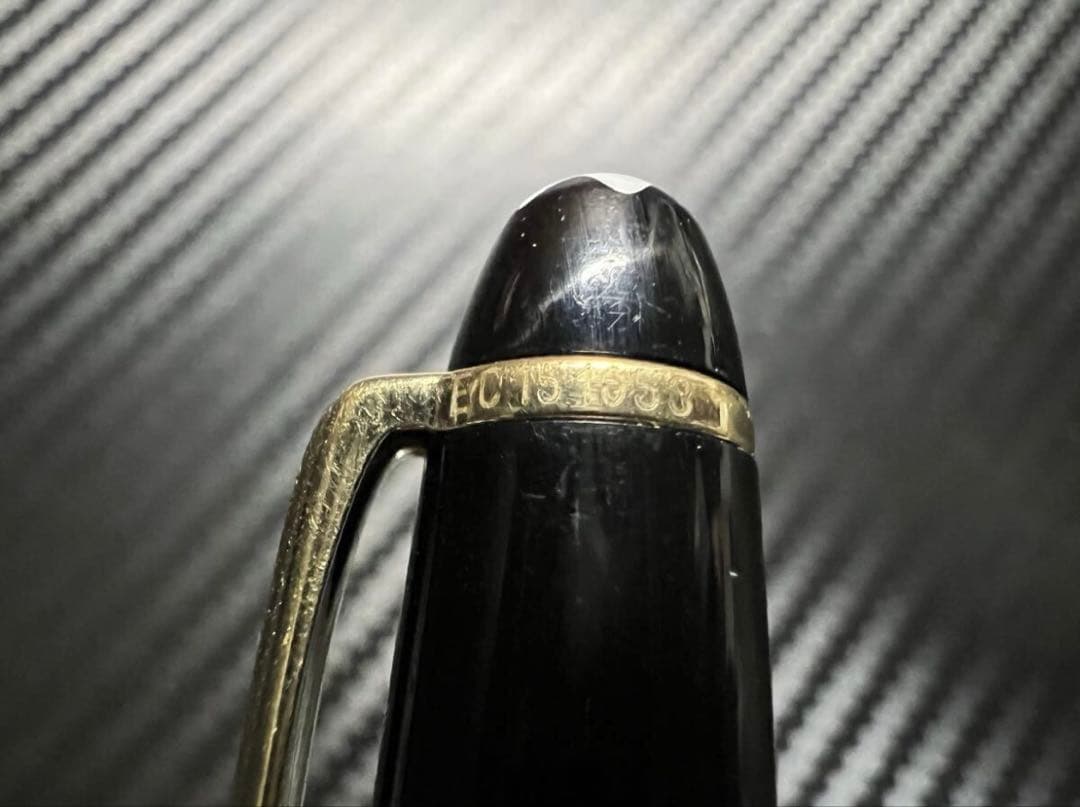 モンブラン 144 ブラック 万年筆 中白 EF 14金ニブ