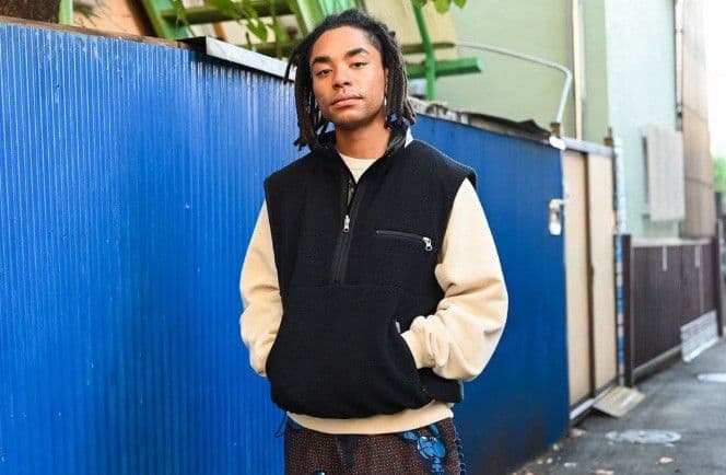 supply tokyo フリースベスト リバーシブル