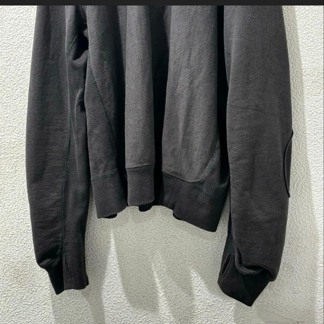 jianye ジェンイェ23aw solid zip top チャコール