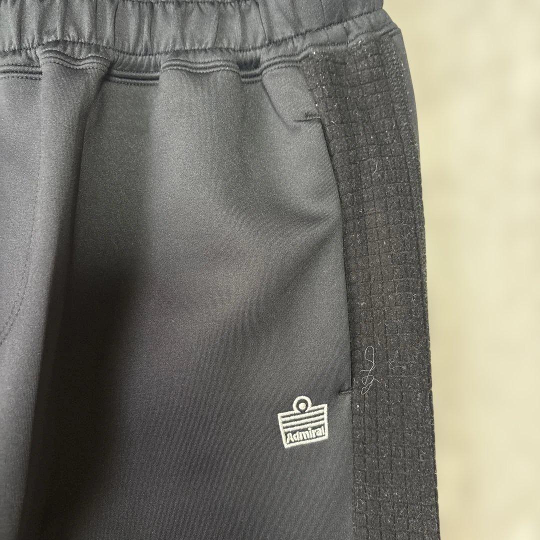 【Admiral 】アドミラル フード付きジャージ 冬用 ブラック 上下セットL