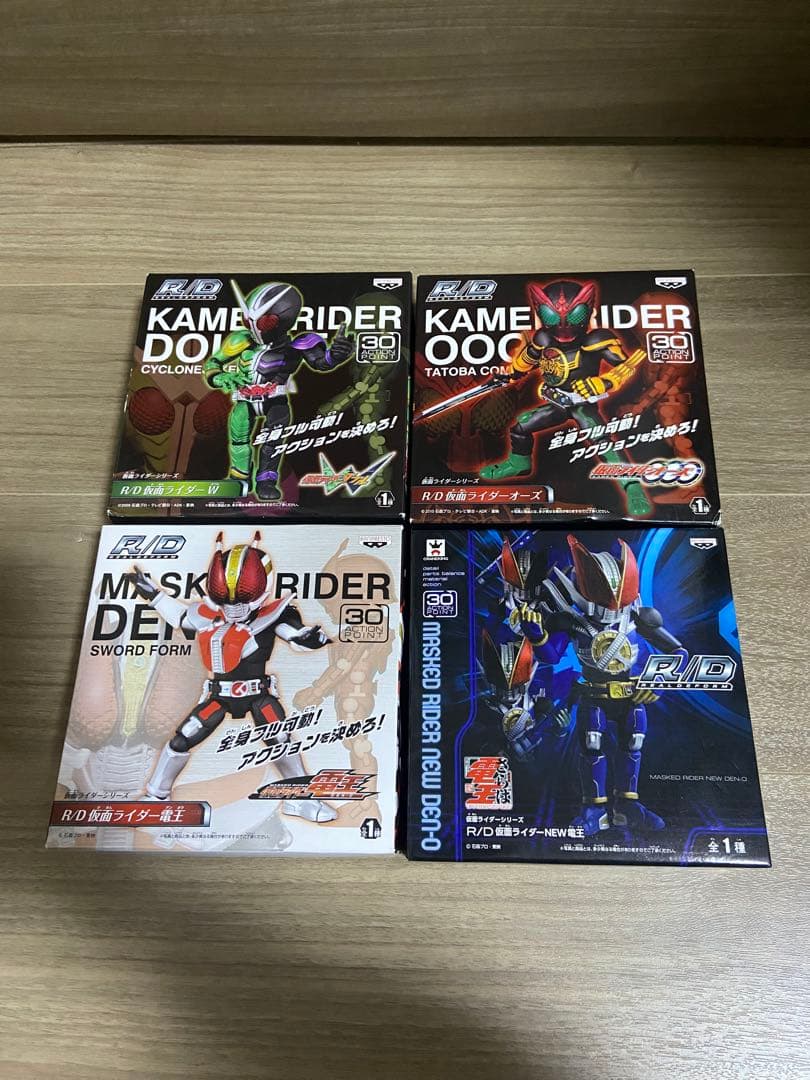 仮面ライダー フィギュア 4体セット　RD ダブル　オーズ　電王