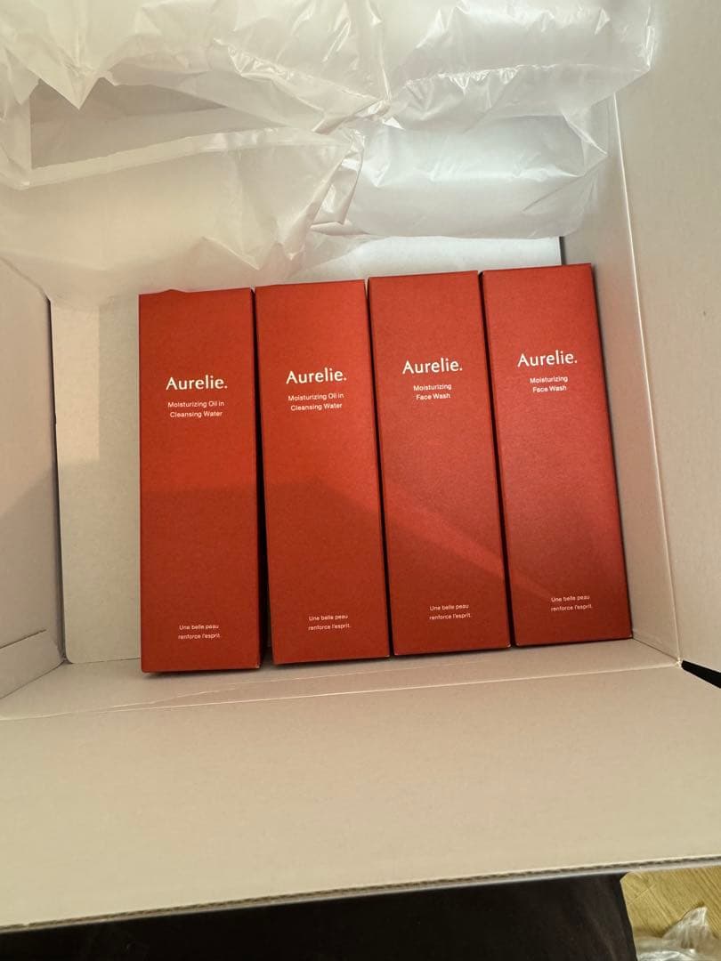 Aurelie オレリー　クレンジング　洗顔料　4本セット