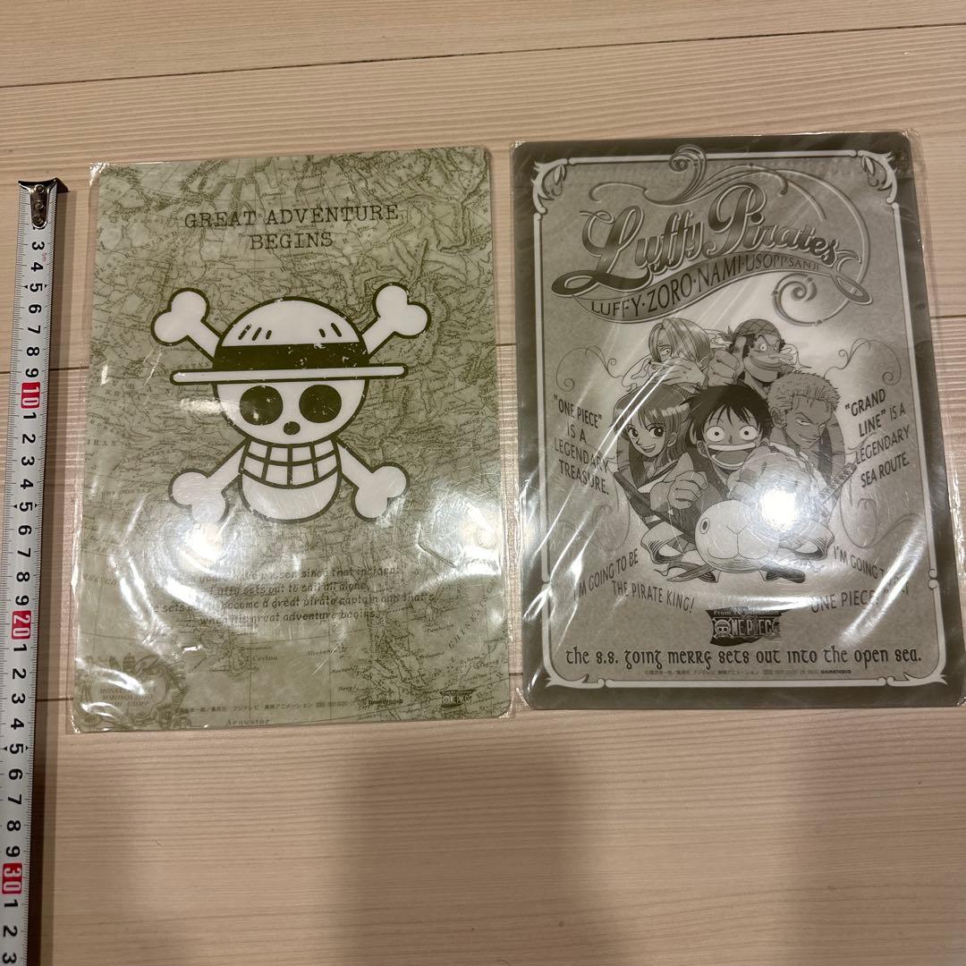 ワンピース　下敷き　2点　レトロ