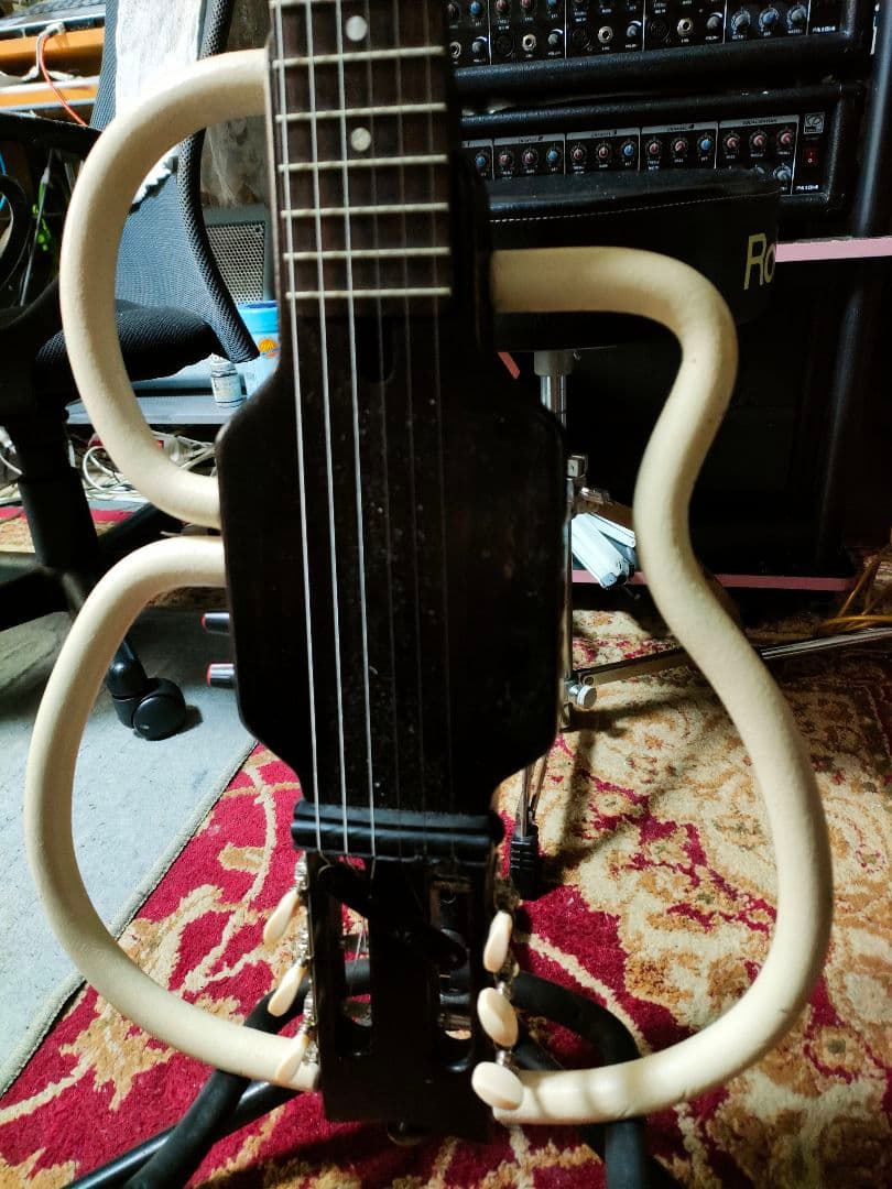 アリア.シンソニード.6弦エレキギター ダークブラウン