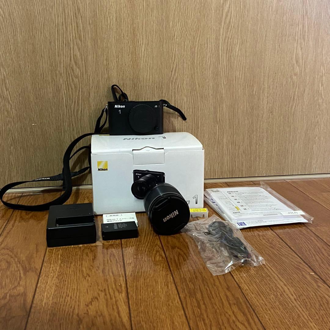 訳あり Nikon 1 J3 ズームレンズキット 【レンズ動作不良】
