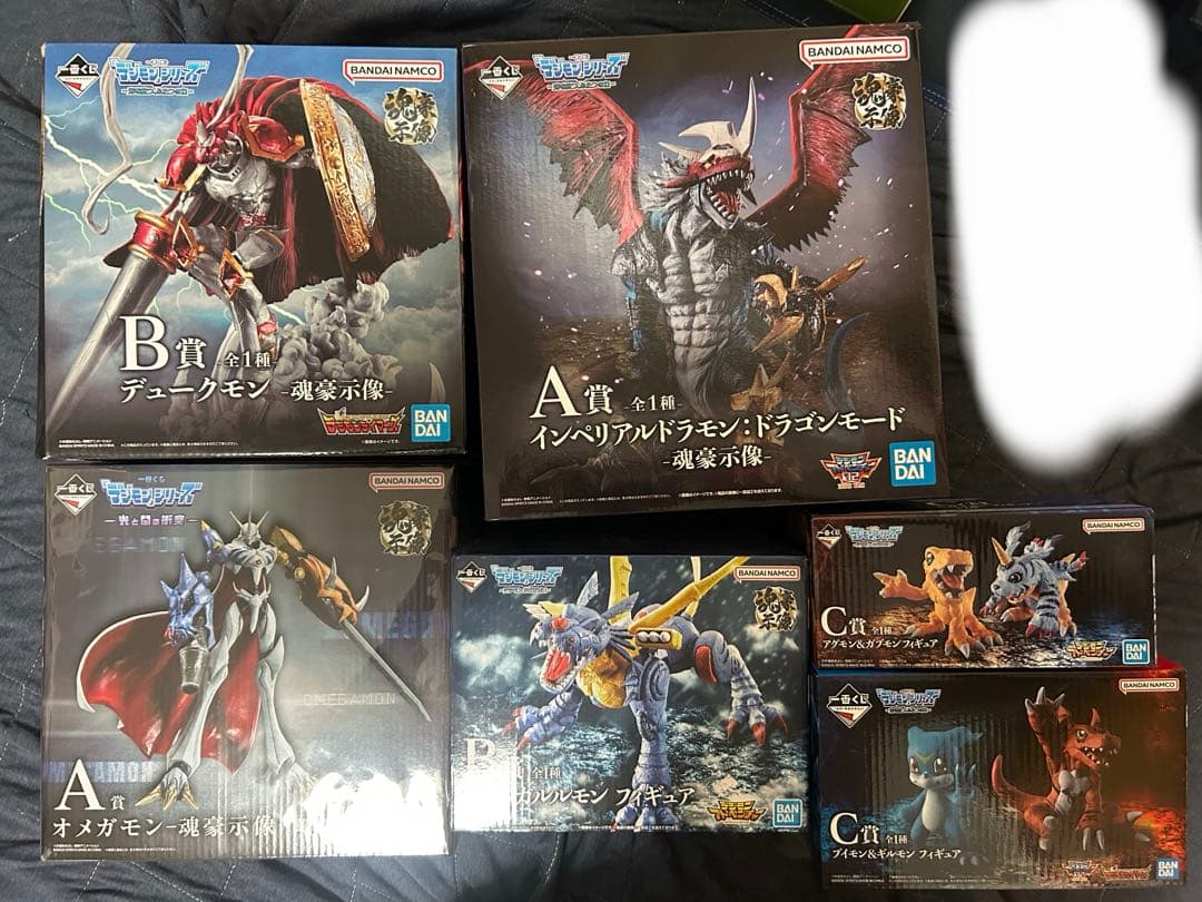 6体セット！デジタルモンスター　デジモン　一番くじ　フィギュア