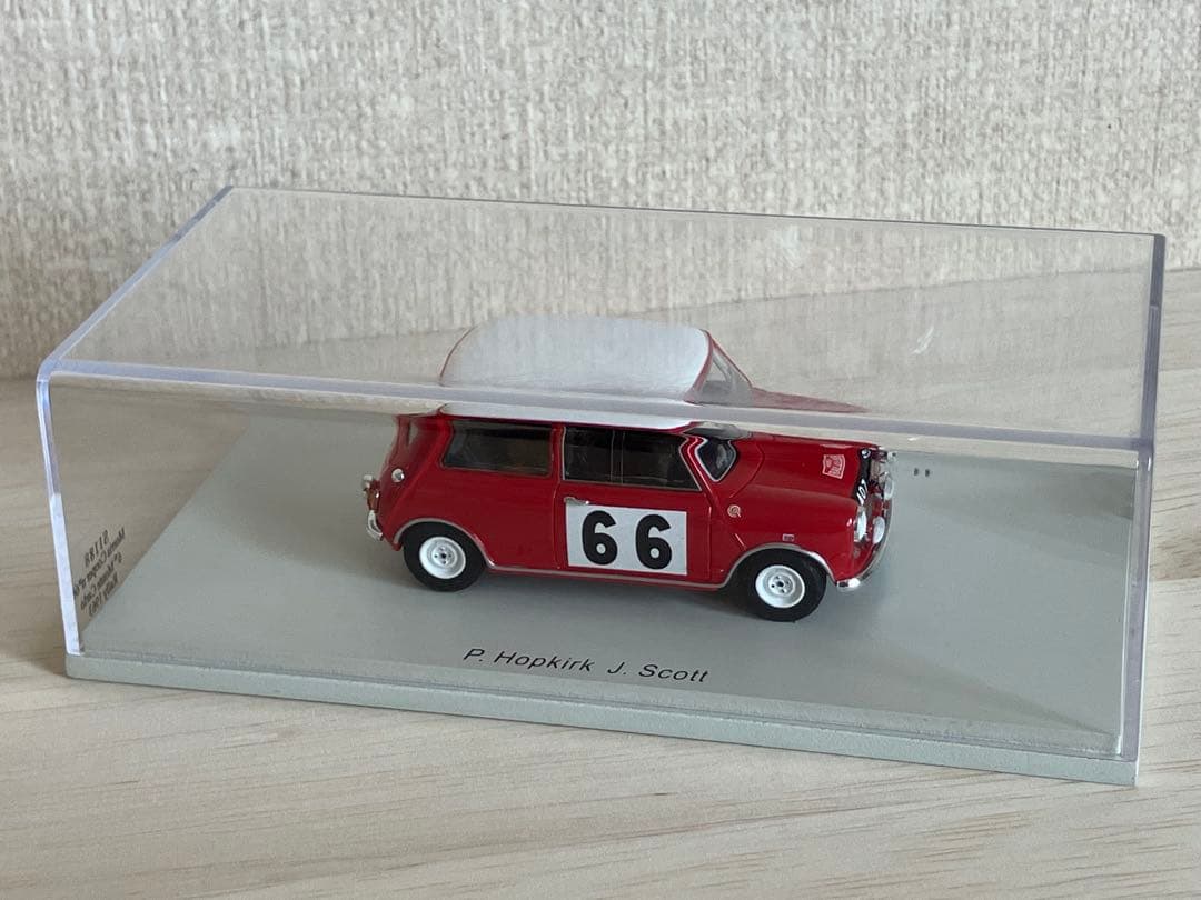 スパーク 1/43 モーリス クーパー #66 モンテカルロラリー 1963