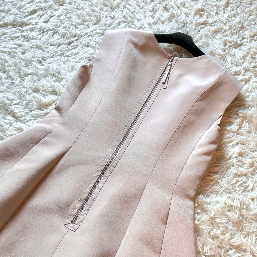 未使用級✨定価14万 フォクシー ミュゲ ウールシルクワンピースドレス 40