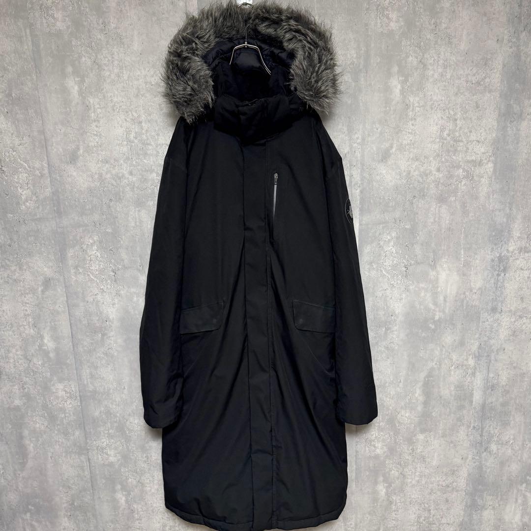 ノースフェイス マクマード ロングダウンジャケット ダウンコート ブラック ゴア