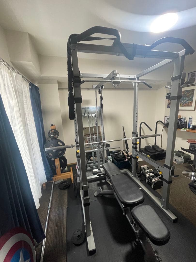 パワーラックとトレーニングベンチセット