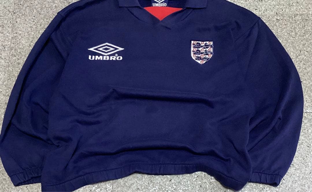 アンブロ　イングランド代表　ドリルトップ　スウェット　ユニフォーム