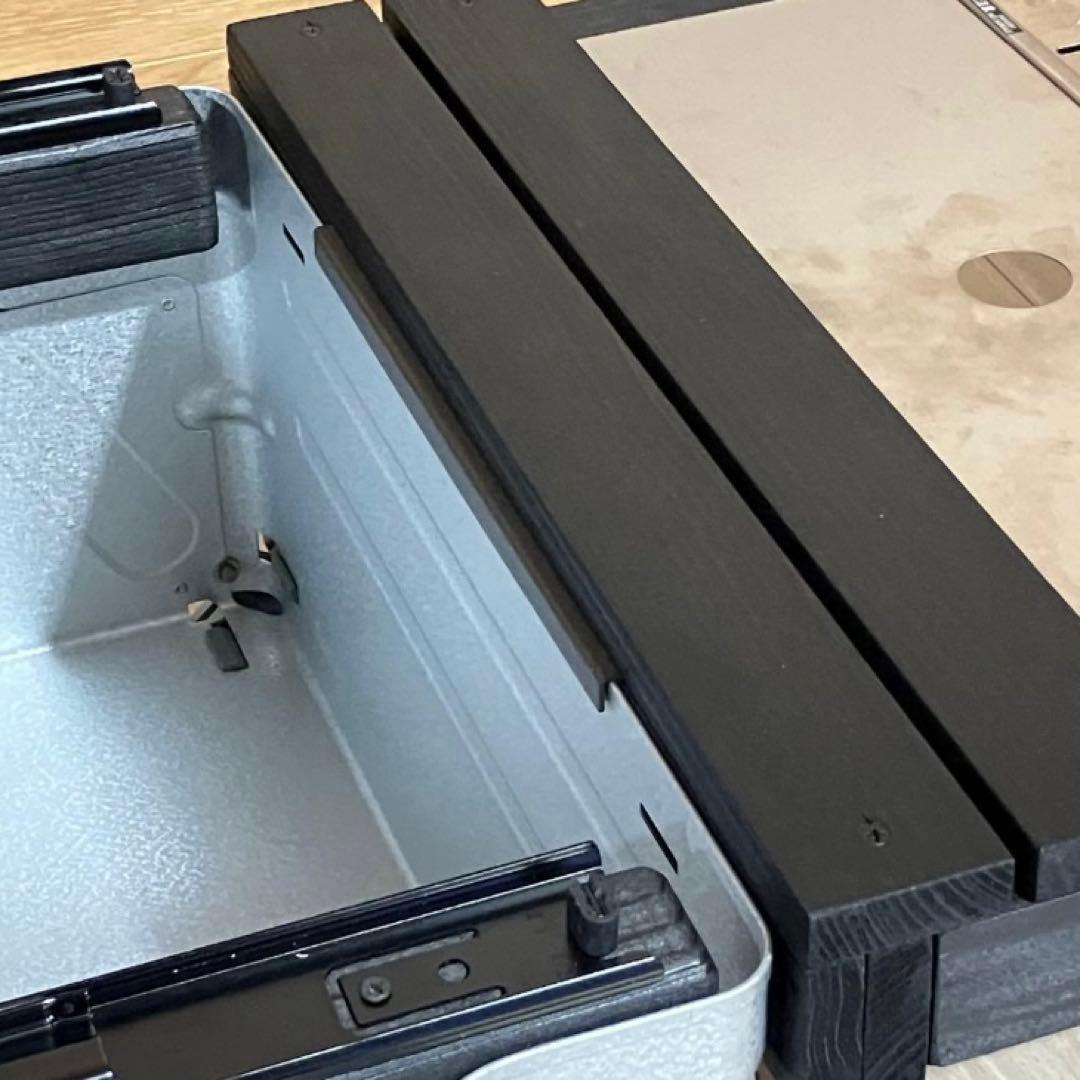 シェルフコンテナ25用　スライド天板ブリッジテーブル　オーダー承ります