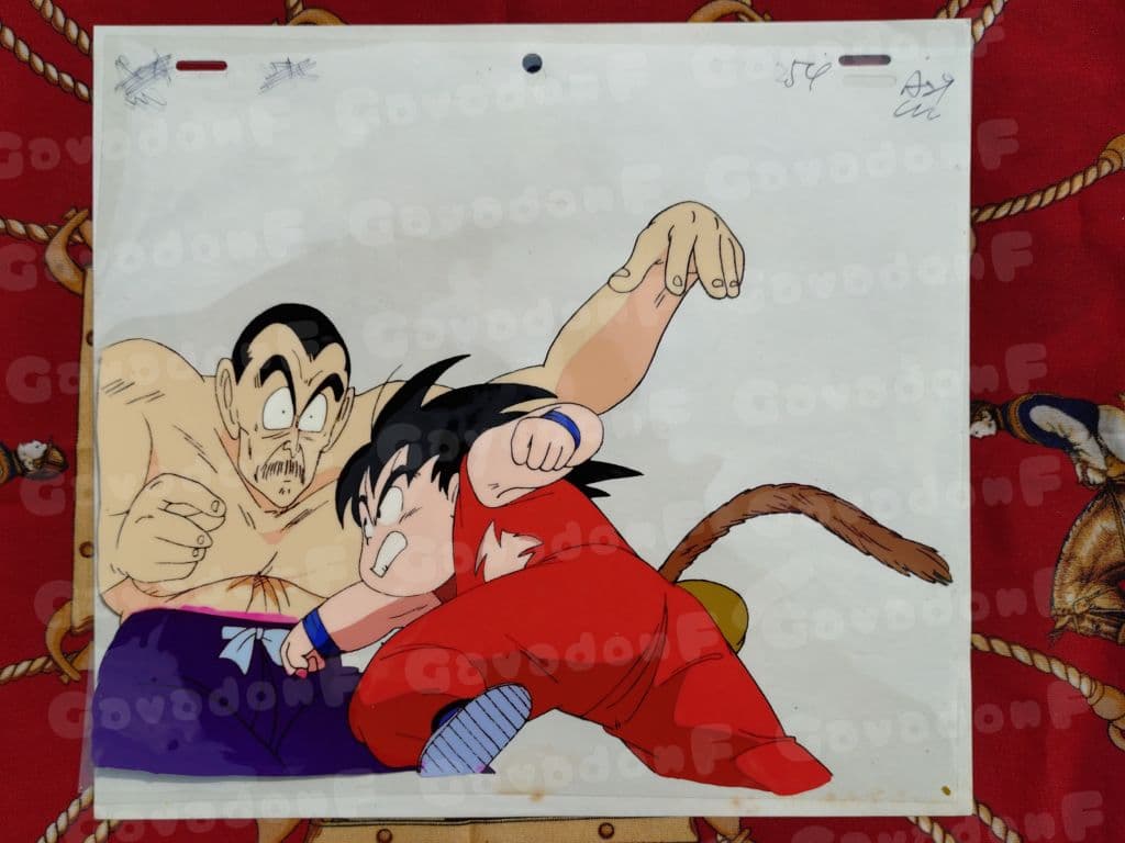 セル画 ドラゴンボール 悟空vs桃白白 当時品