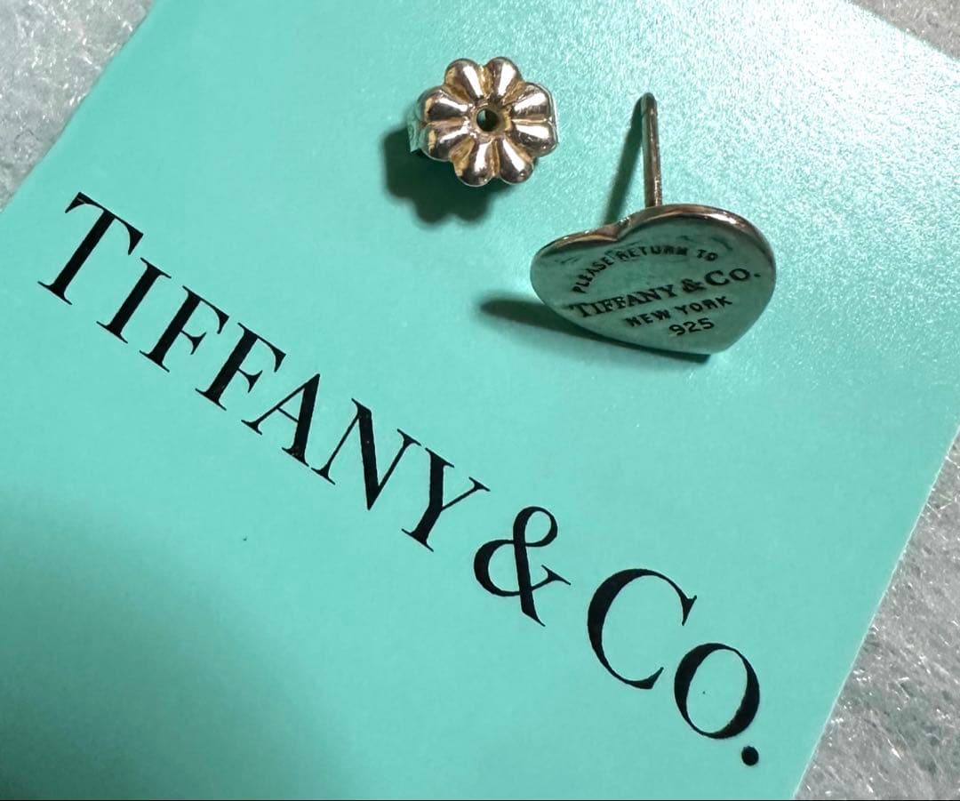 Tiffany & Co. ハート型スタッドピアス925 【片耳のみ】