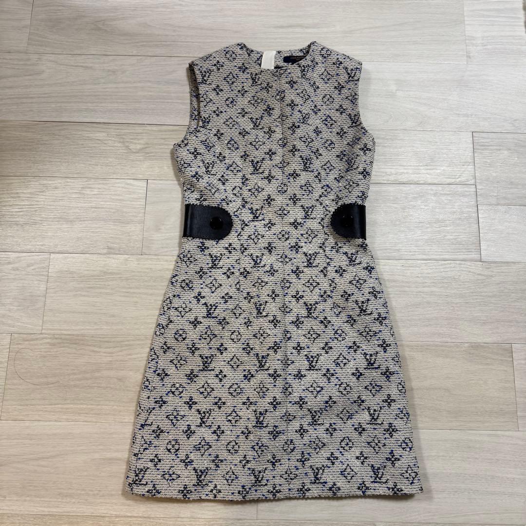 Louis Vuittonルイヴィトン ワンピース ツイード風