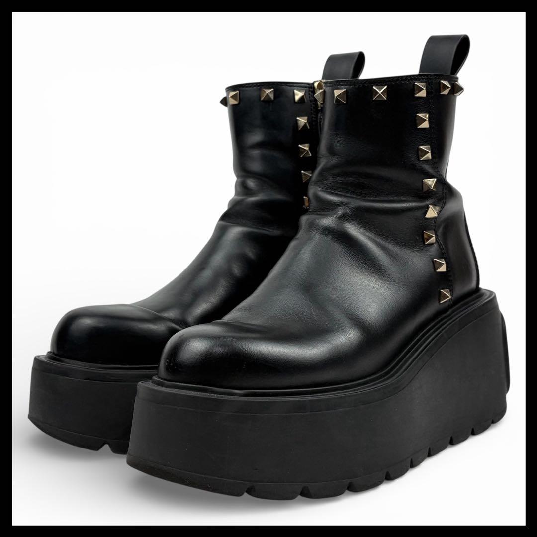 VALENTINO ヴァレンティノ　23.5cm 36.5 ユニークフォーム　黒