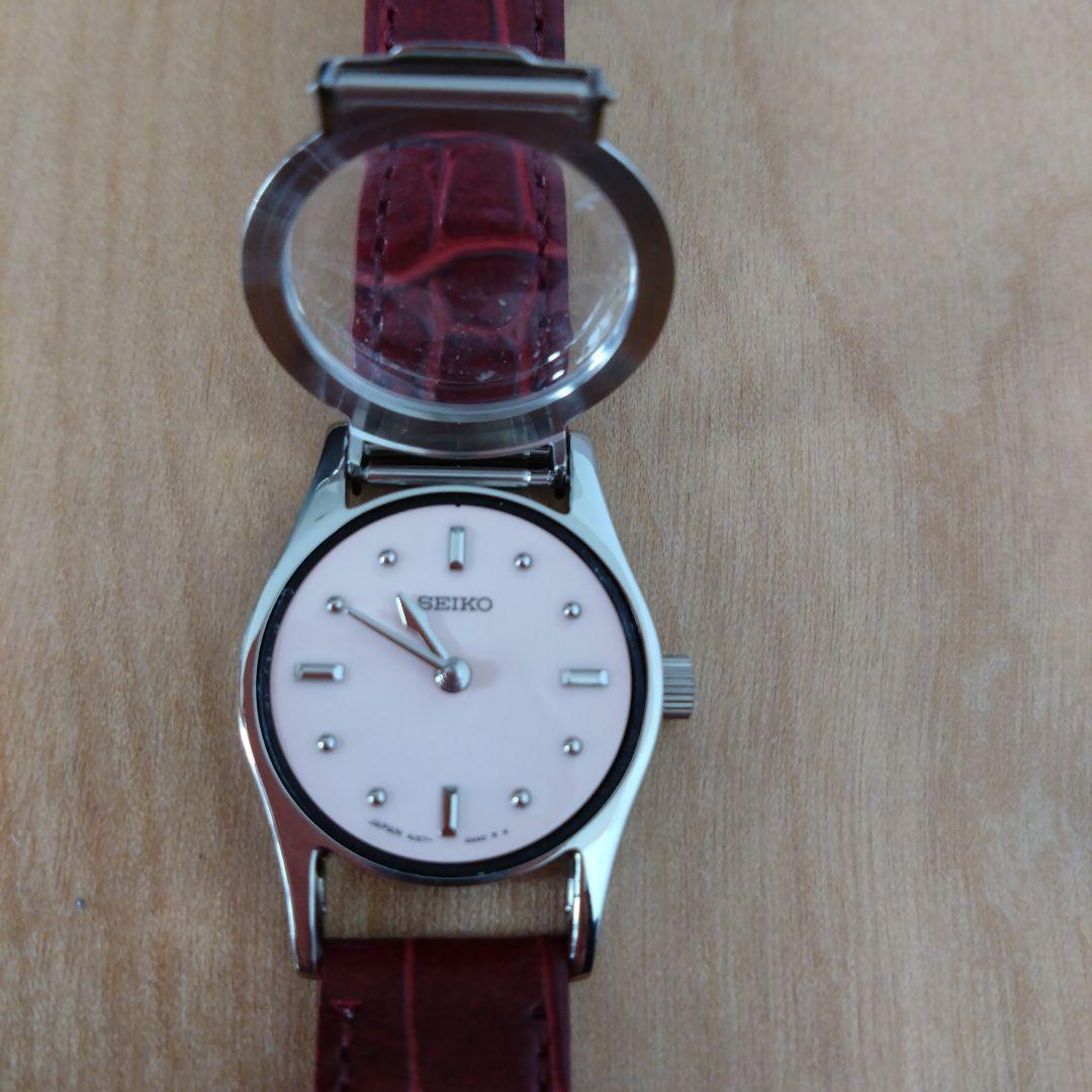 K*K様 セイコー 視覚障害者対応 クオーツ レディース 腕時計 SQWK033