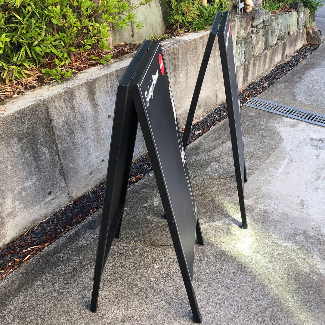 【希少!!2個セット】コカ・コーラ 立て看板 黒板 イーゼル