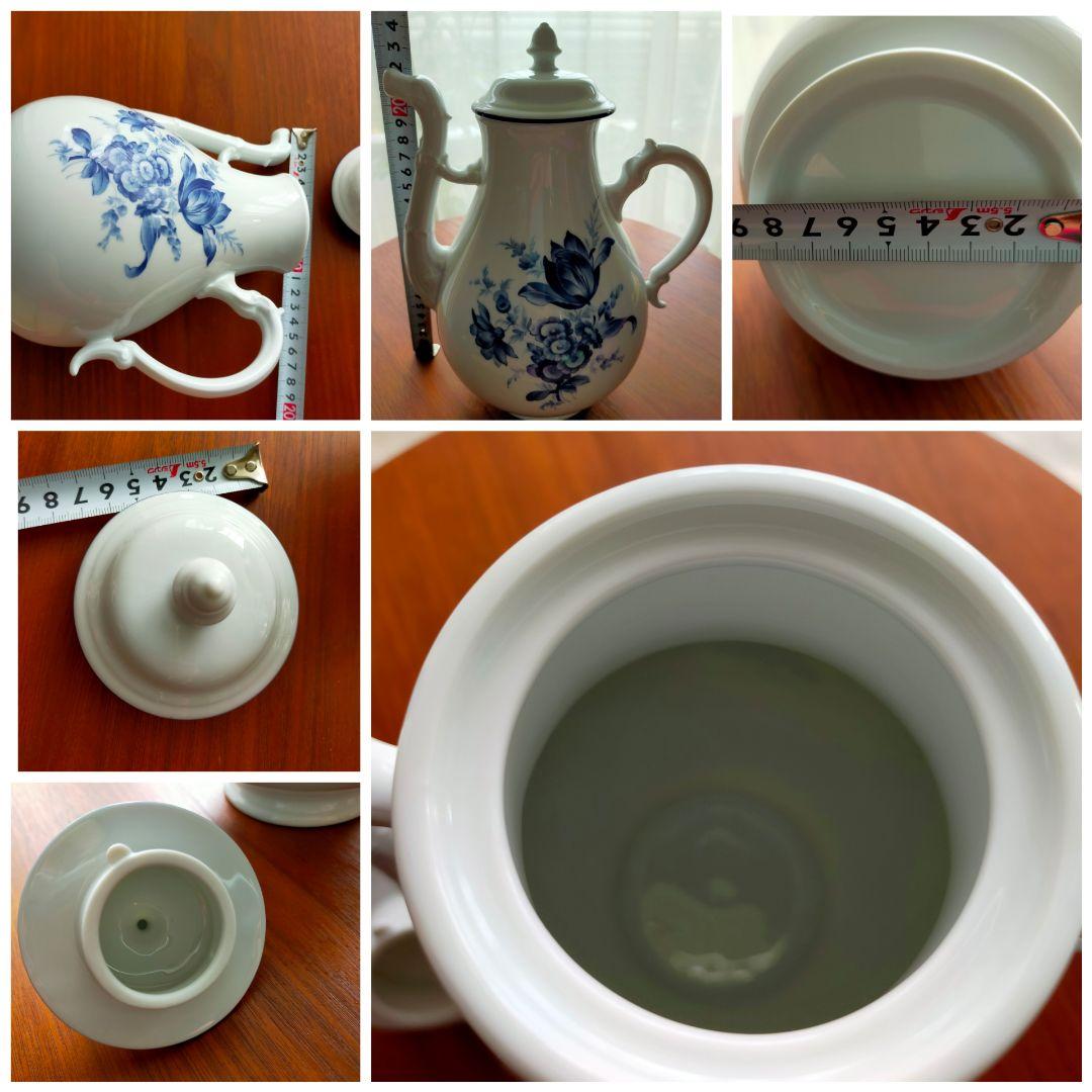 希少限定【リチャードジノリ】ポット（1.5L）＆スワンディッシュ セット