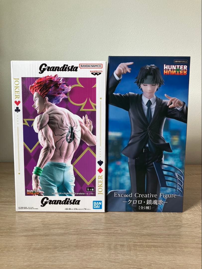 【新品未開封】HUNTER×HUNTER フィギュア ヒソカ クロロ