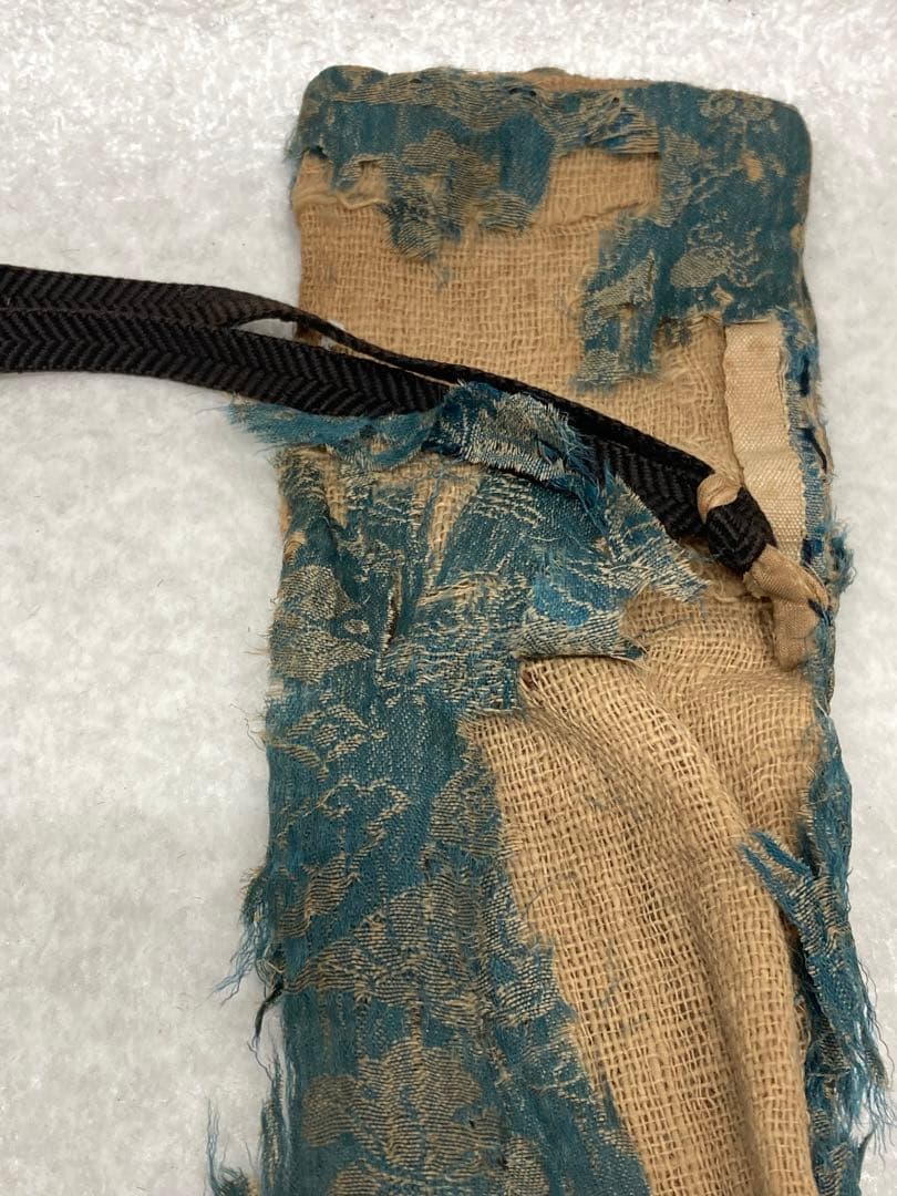 当時物 時代物 本格的な造りの短刀 鞘 螺鈿細工 小柄/刀剣/刀装具 日本刀