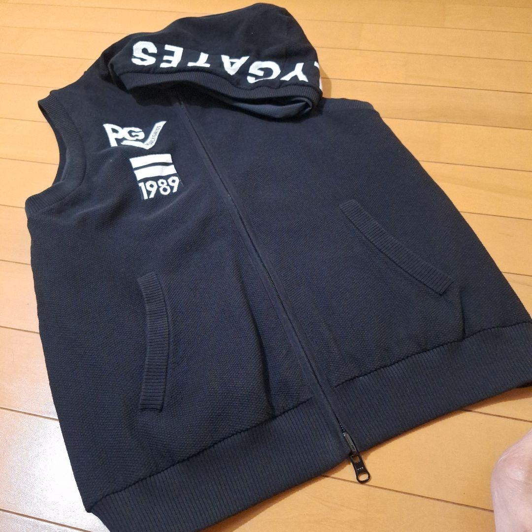 PEARLY GATES ネイビー ジップアップベスト