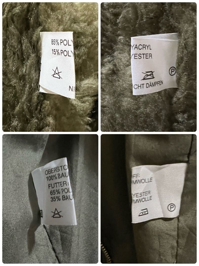 80s ヴィンテージ ドイツ モッズコート フィールドパーカー ライナー付き