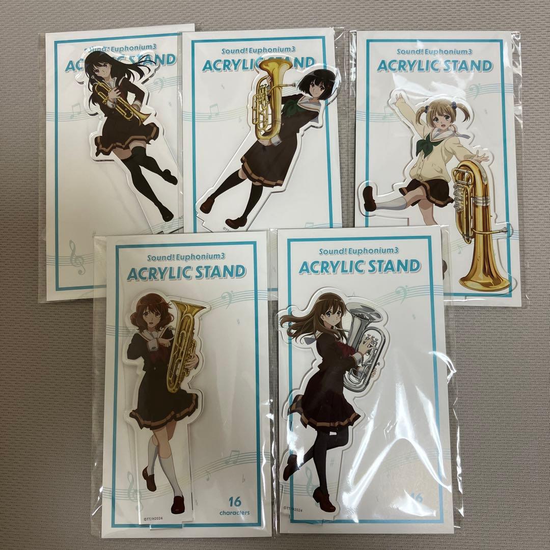 響け！ユーフォニアム3 アクリルスタンド　久美子　真由　麗奈　奏　さつき