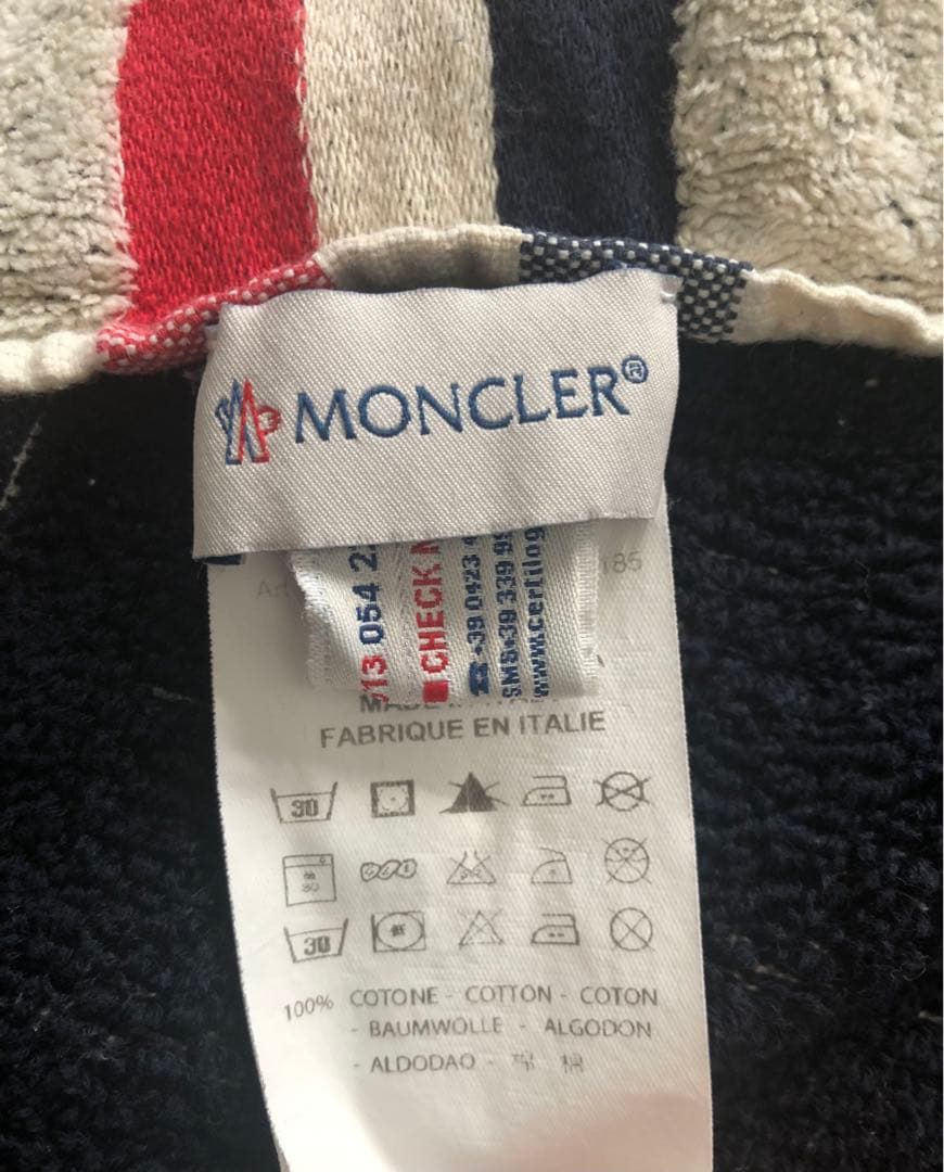 超希少　MONCLER 超大型ブランケット　掛け布団　タオル　非売品　イタリア産