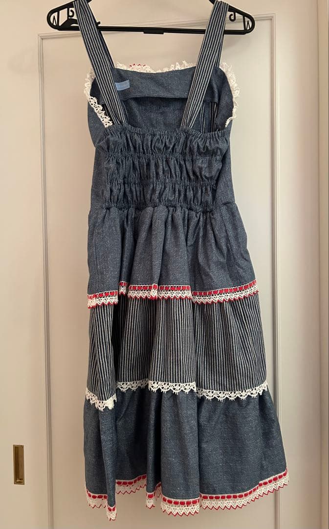 【Moonrise Theater】ドーリーデニム ジャンパースカート