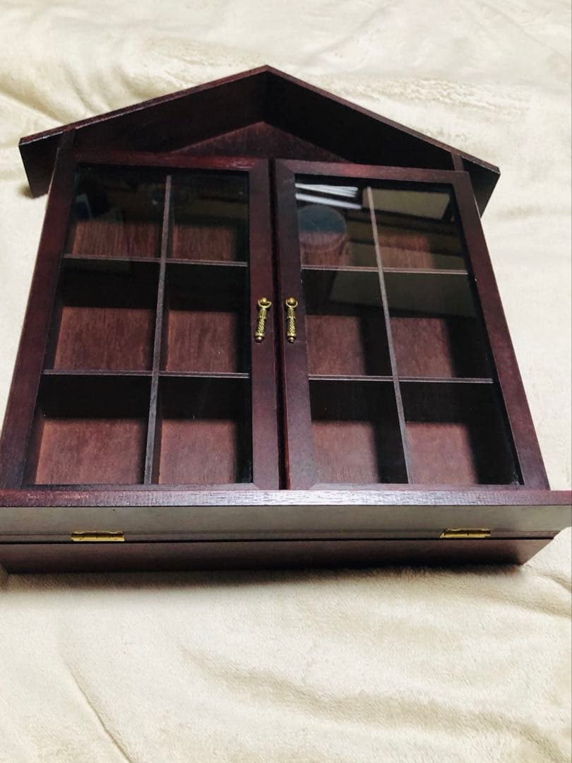 木製　インテリア　コレクションケース　飾り棚