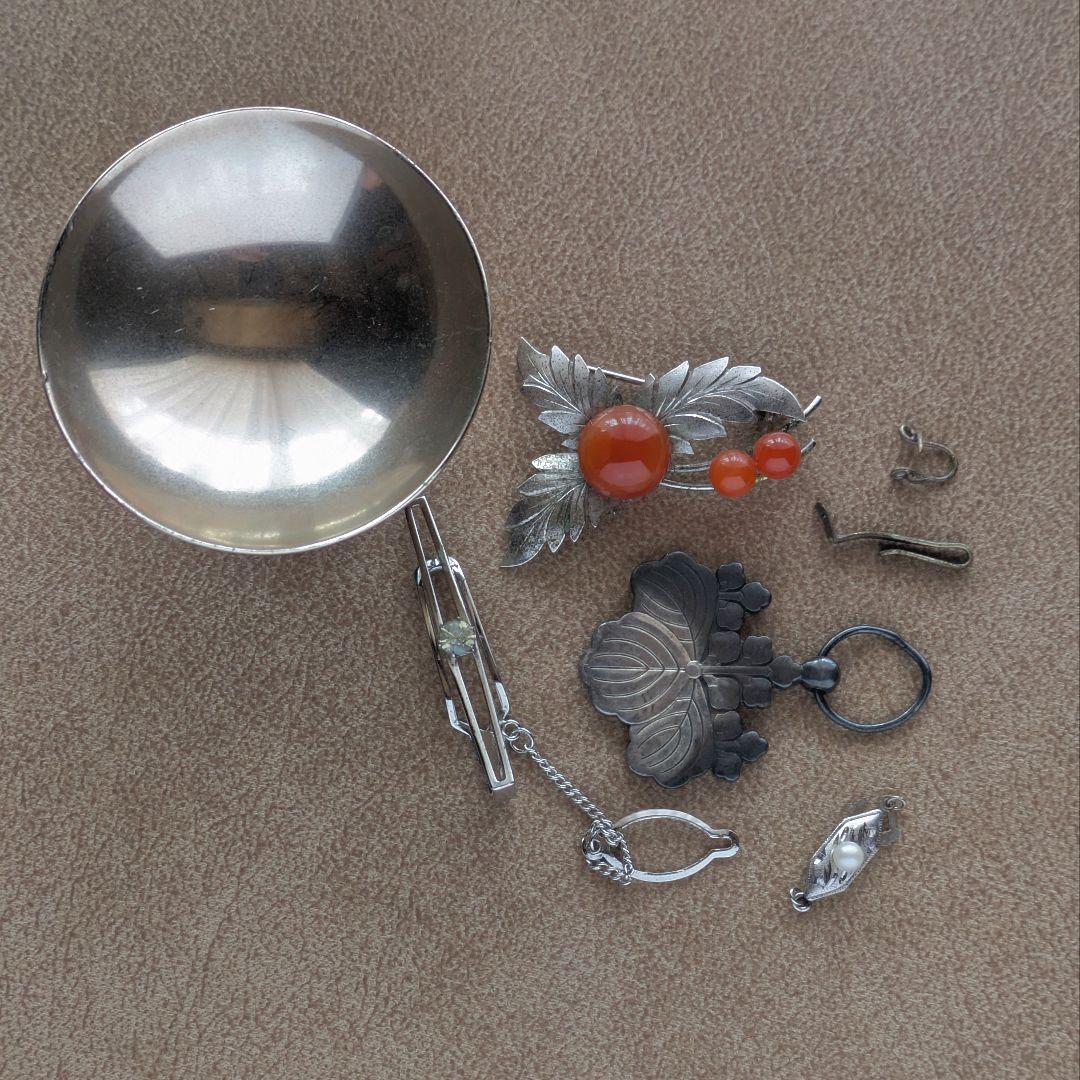 銀製 シルバー 刻印あり 潰し まとめて 49g ジャンク