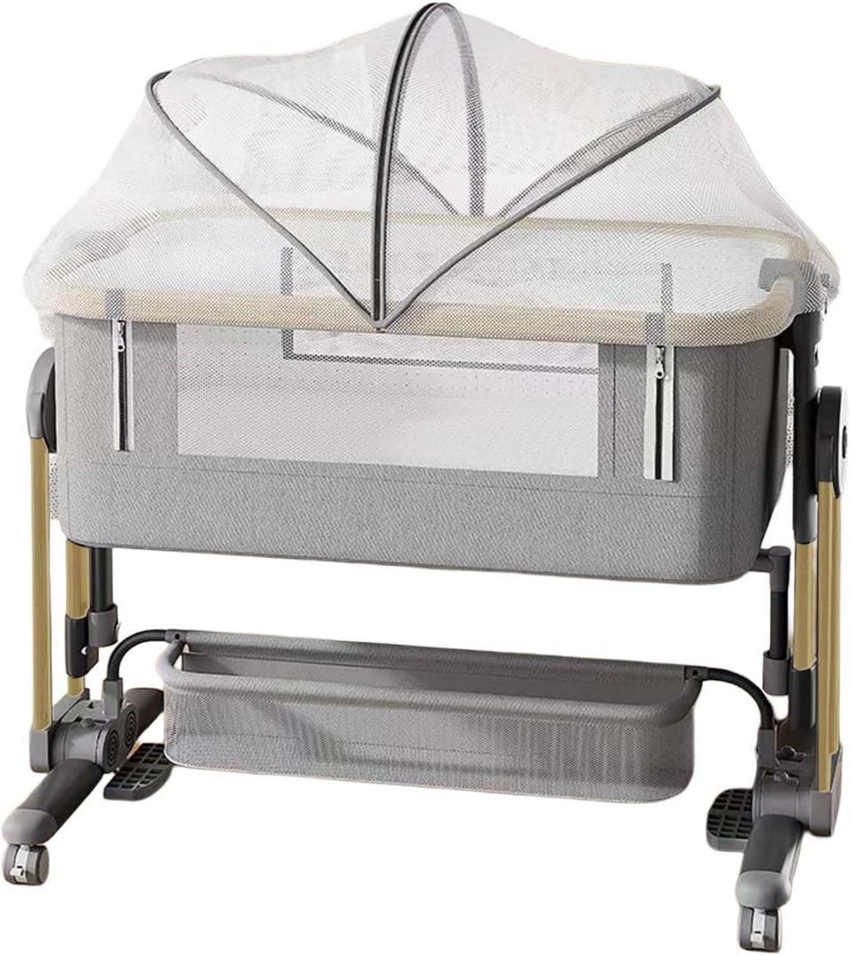 ベビーベッド 添い寝 おむつ台付きベビーベッド 乳児用ベッド