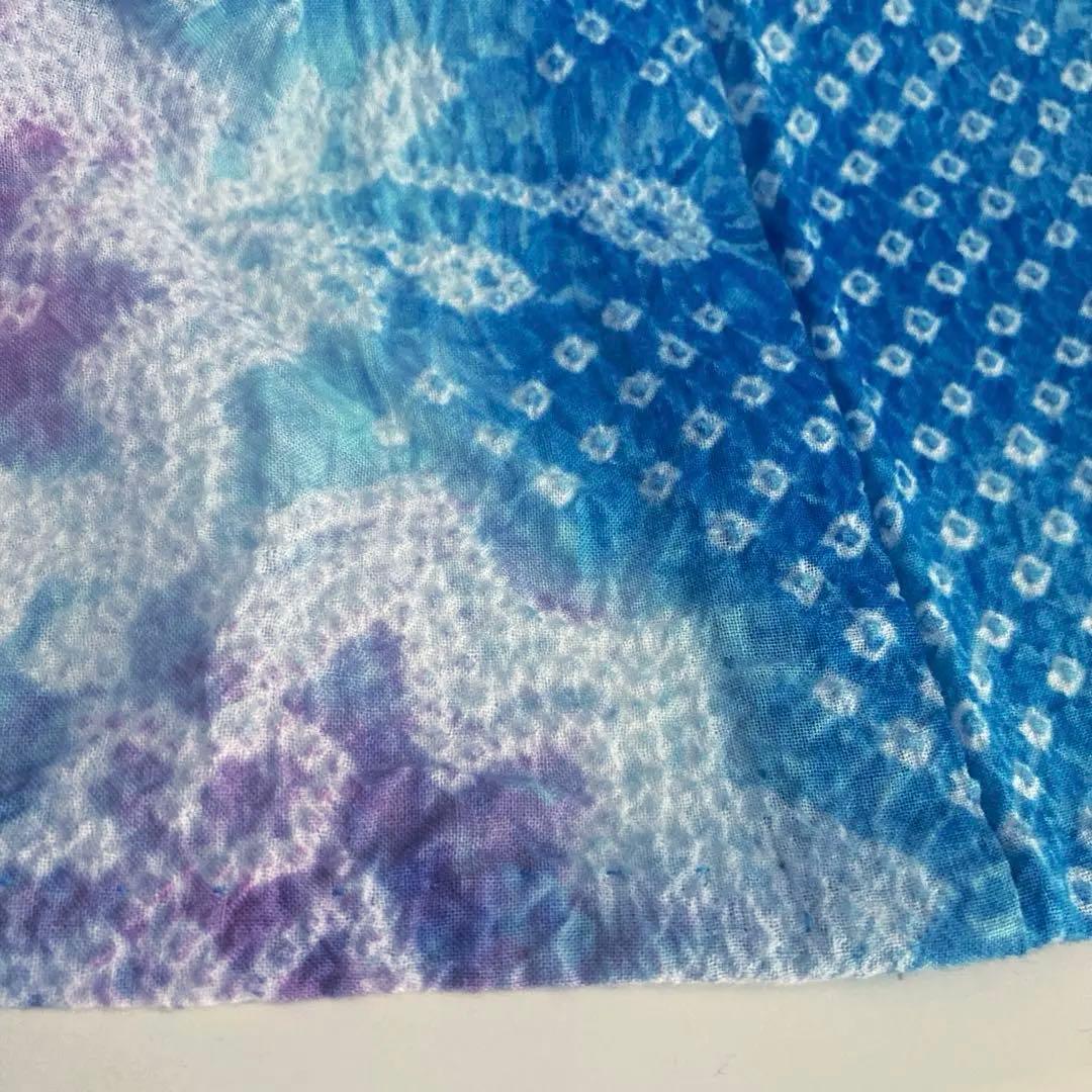 有松絞り・有松鳴海絞り　手縫い　上質浴衣　可愛い花模様　浴衣　No.2-250