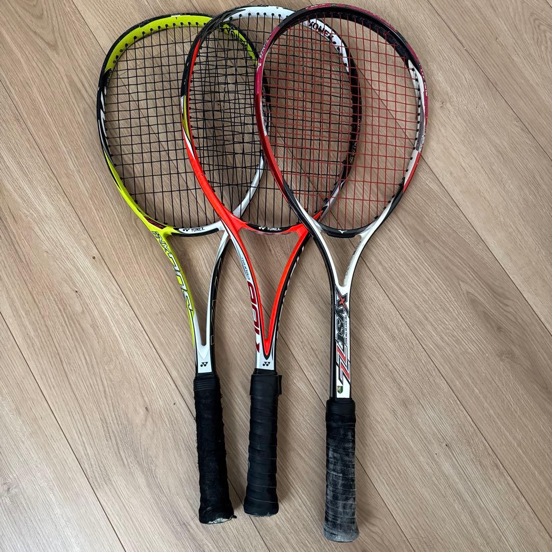 YONEX ソフトテニスラケット 3本セット