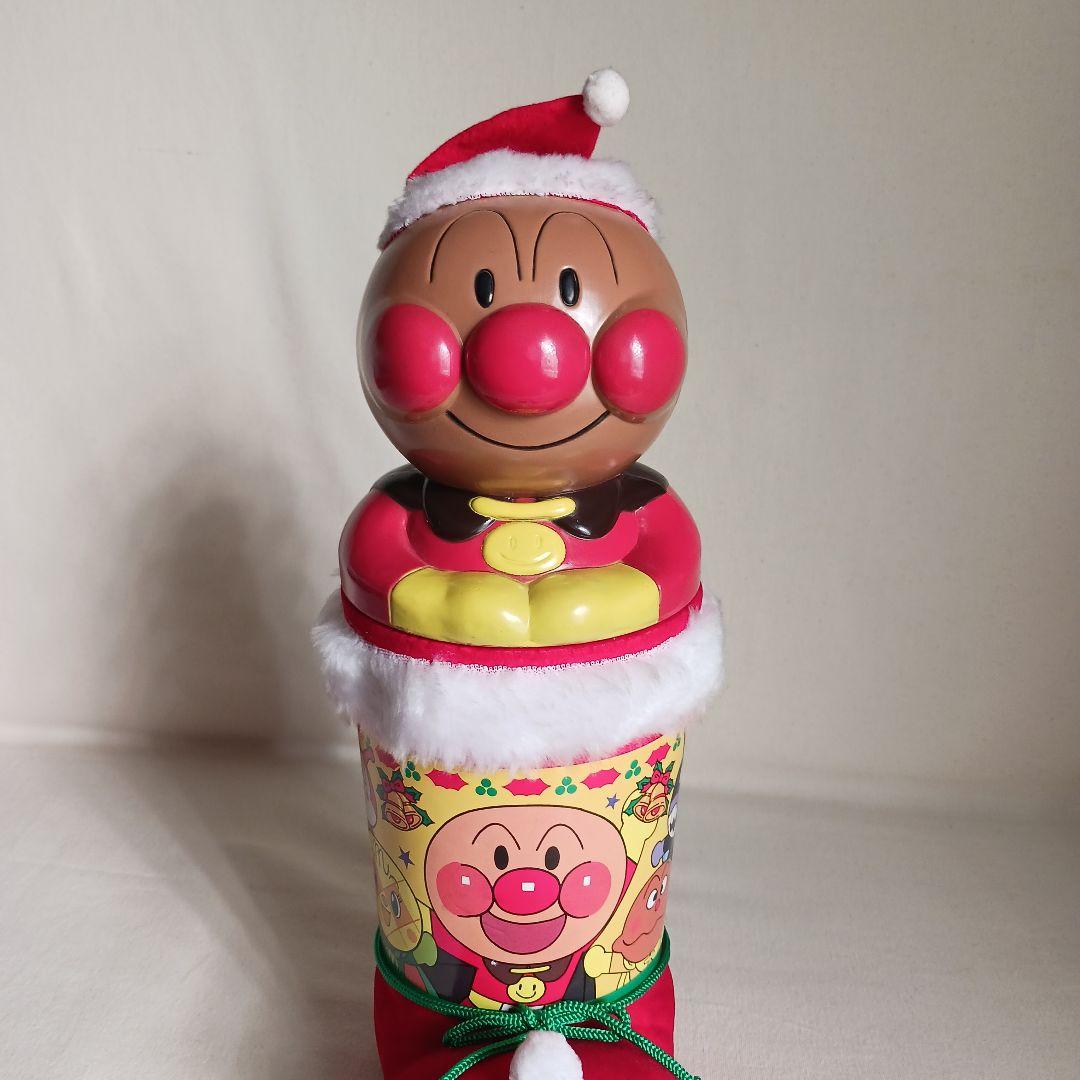 商*い様 不二家　アンパンマン　クリスマス ブーツ　壁掛け袋付き　レトロ