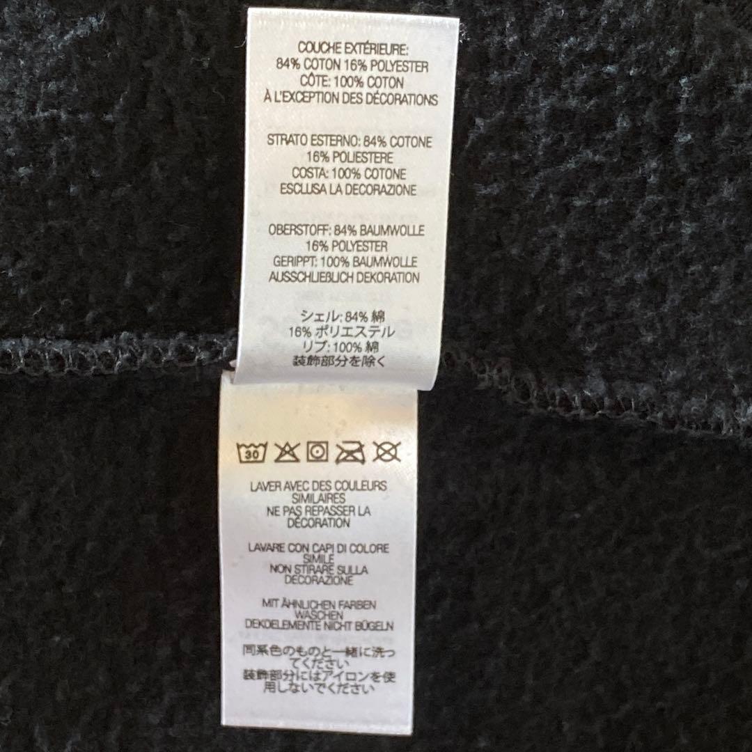 タグ付 22AW BOX LOGO CREWNECK BLACK M