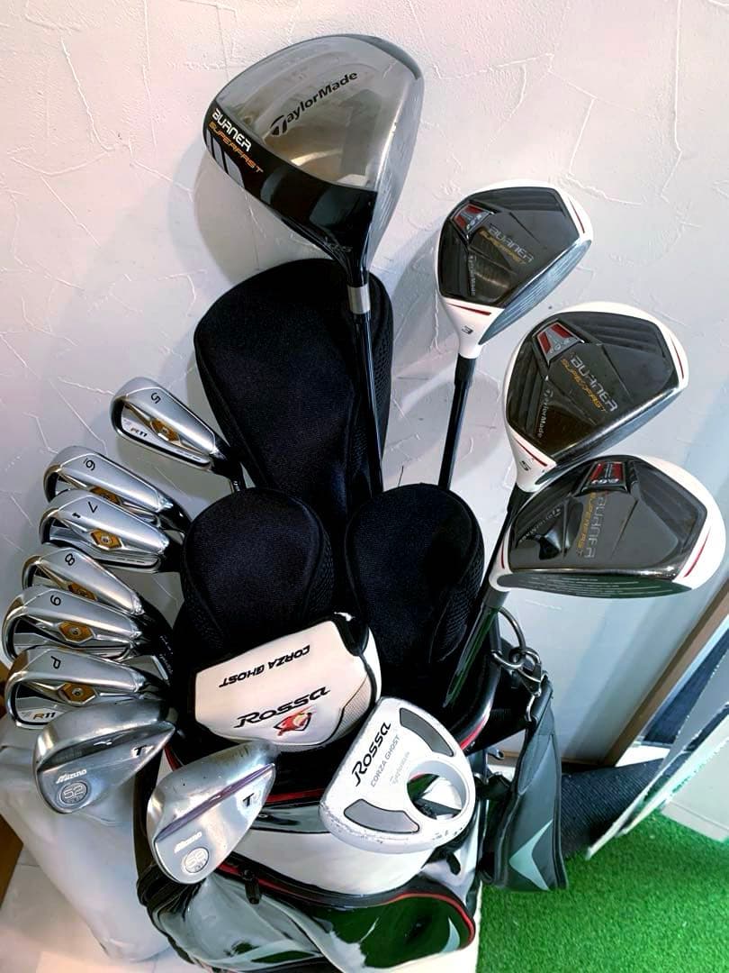 豪華　良品　テーラーメイド　ゴルフクラブフルセット　バッグ/ナイキ　アジアカート