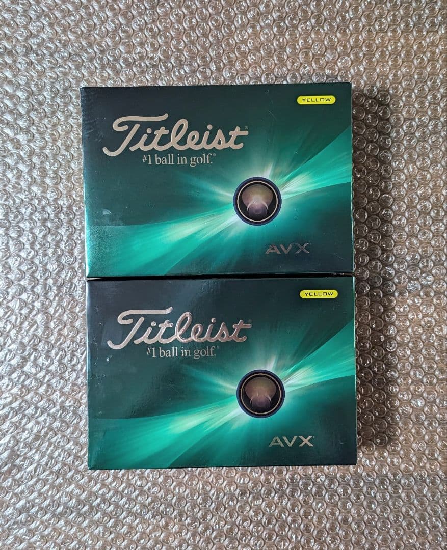 新品 タイトリスト AVX イエロー 2024年モデル 2ダース