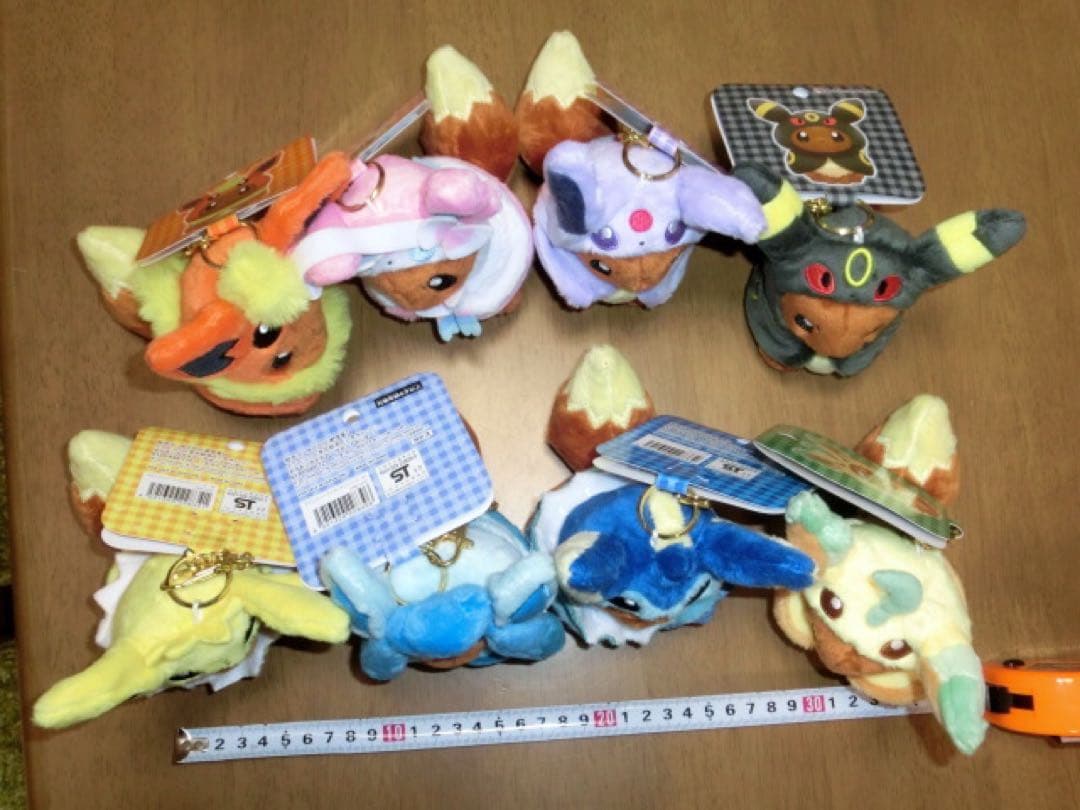 ポケモン マスコット イーブイ　ポンチョシリーズ　ブラッキーエーフィニンフィア