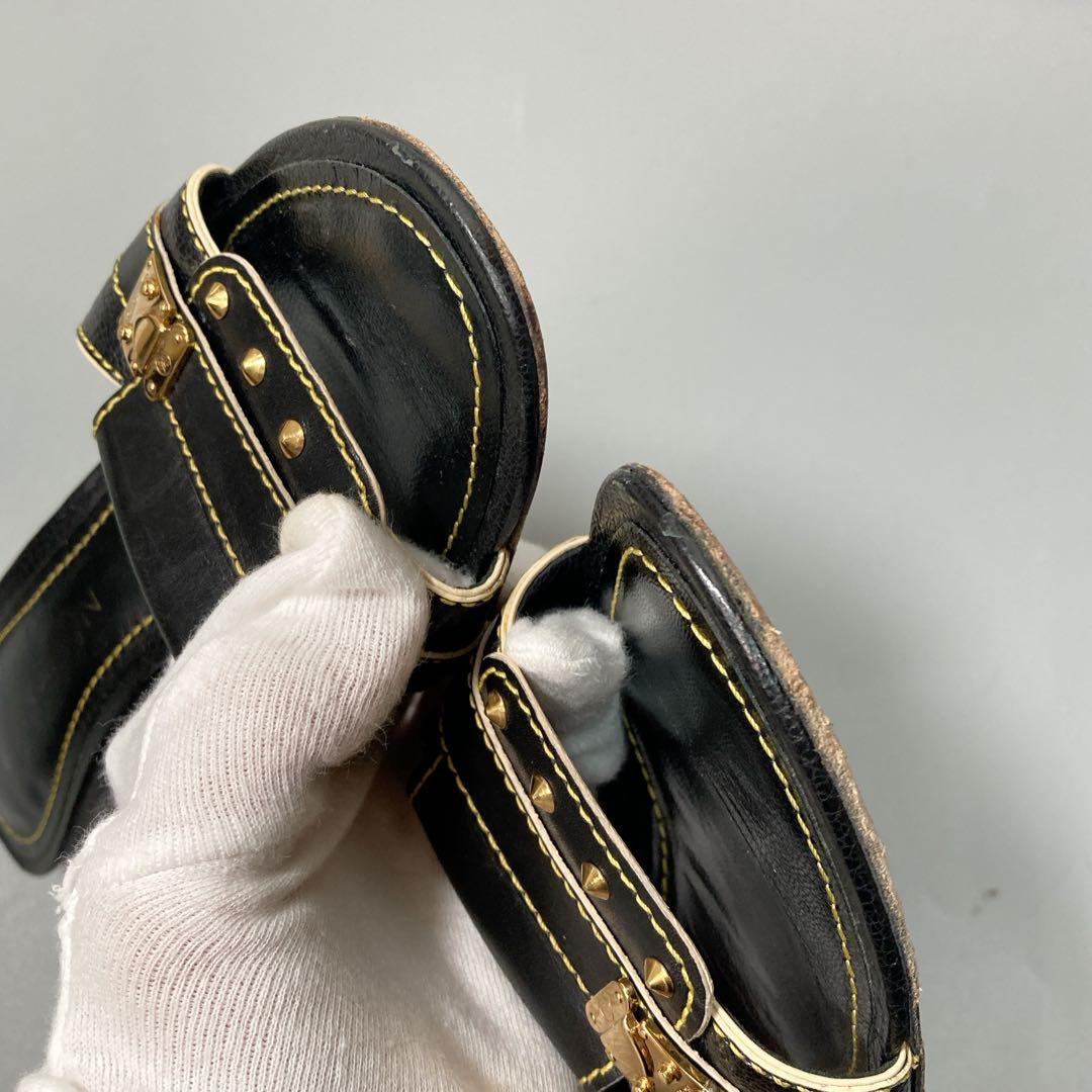 ルイヴィトン ミュール スタッズ ゴールド金具 37