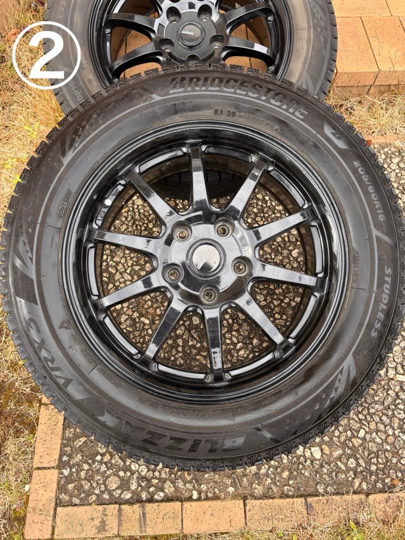 ブリヂストン VRX3 205/60r16 スタッドレス タイヤ ホイール