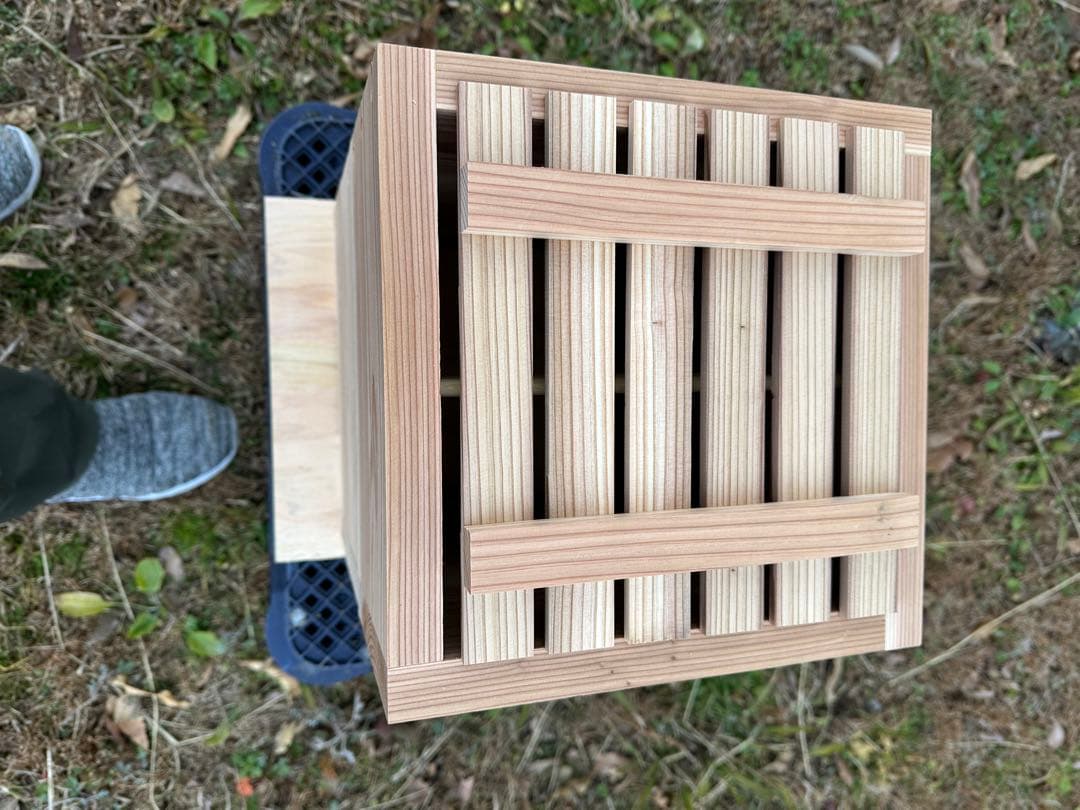 日本ミツバチ　重箱式巣箱　飼育捕獲用