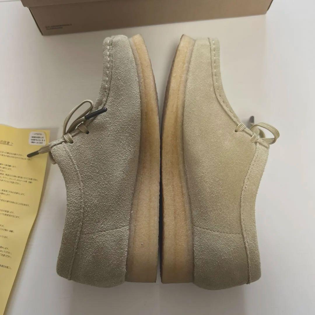 クラークス　ワラビー　デッキシューズ　モカシン　ベージュ