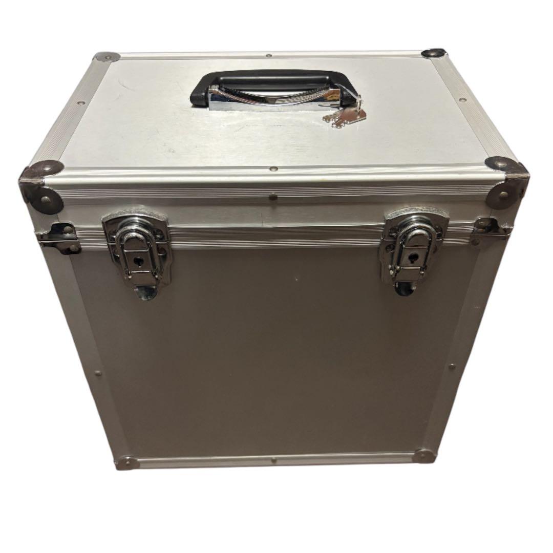 美品 レコード用収納 ハードケース アルミ製LP50-60枚収納DJ No.2