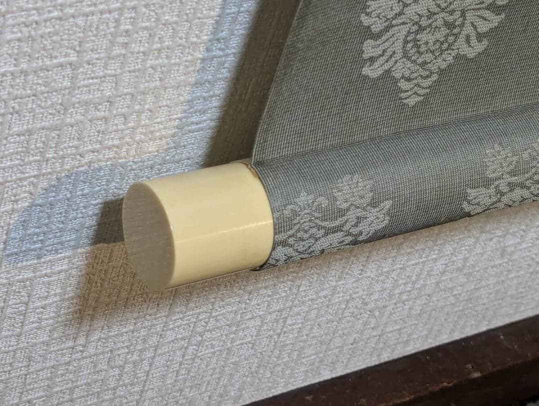 【真作】掛軸　旅路の母子　柔和な筆致の日本画　情緒あふれる人物画　R81