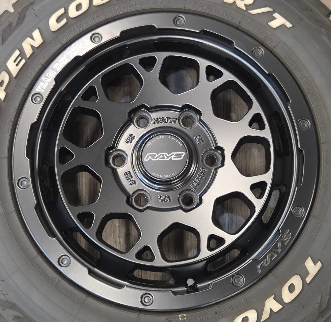 トーヨータイヤ オープンカントリー RAYS チームデイトナ 4本セット