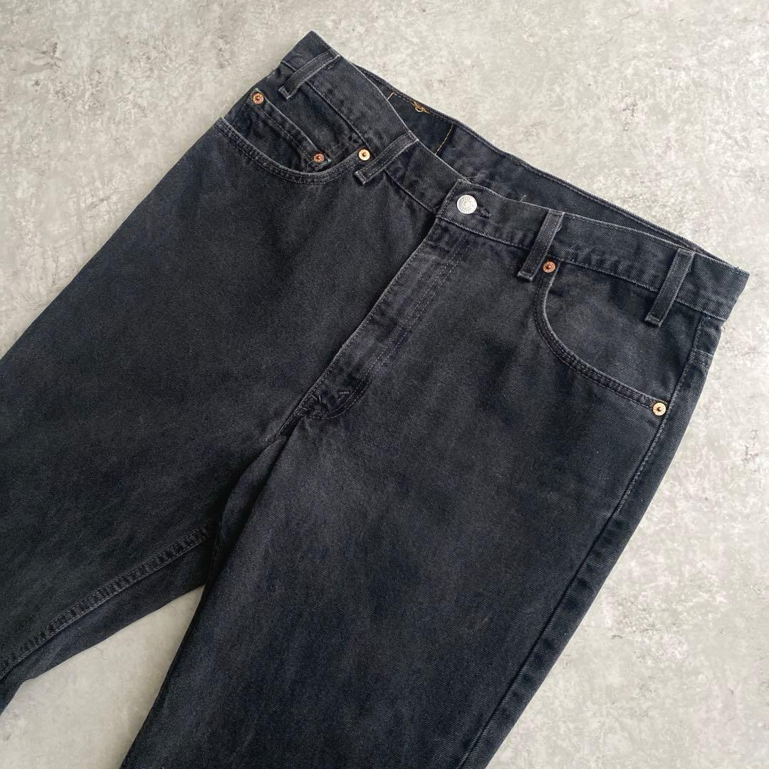 00s Levis 517 ブラック デニム パンツ USA製 W36 L34
