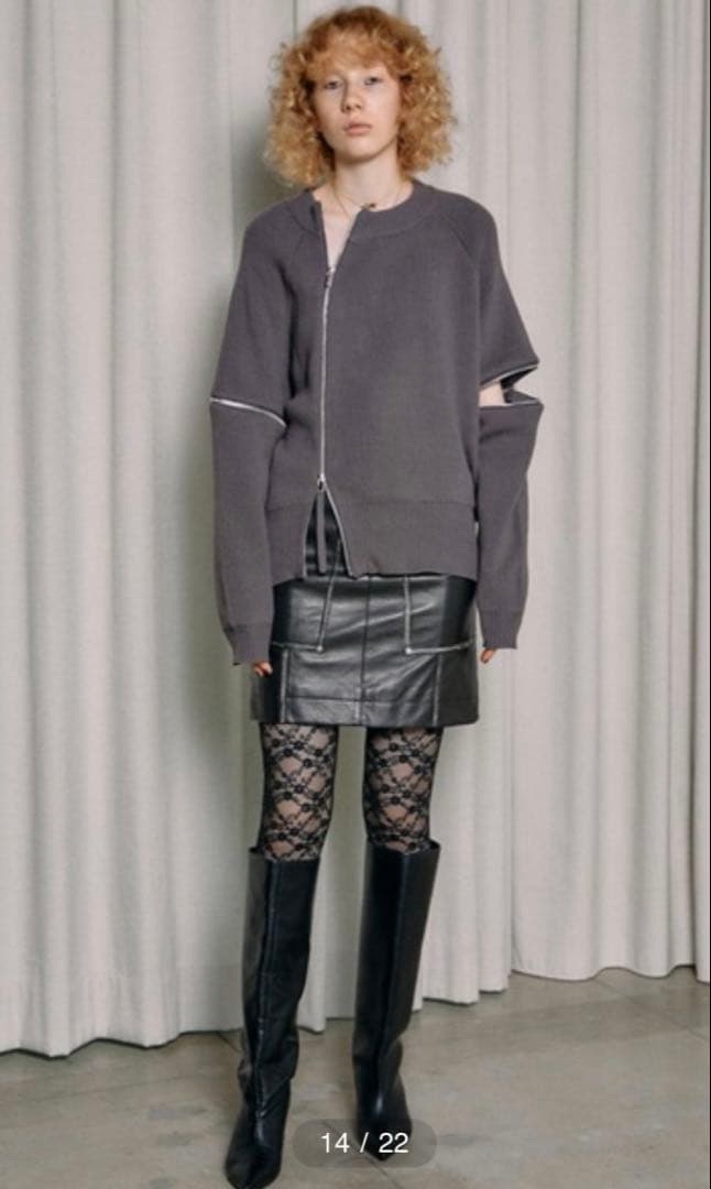 yuu★MAISON SPECIAL メゾンスペシャル ファスナー ニット