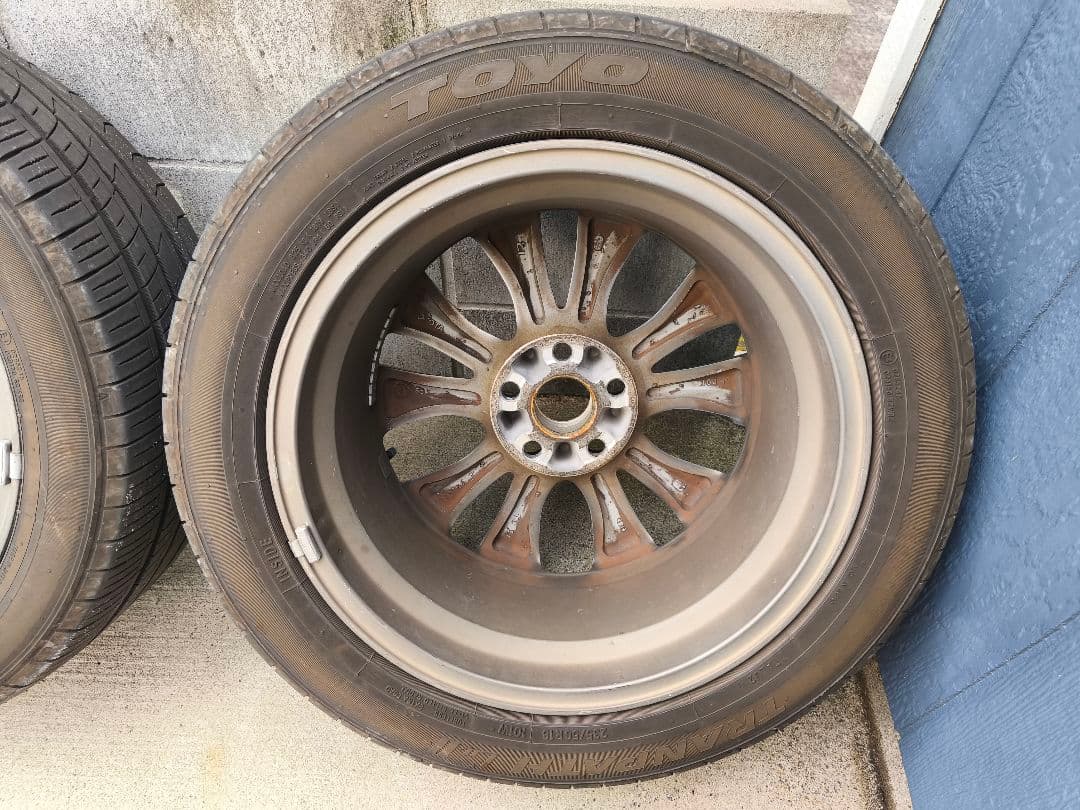 【送料込】アルファード純正ホイール、夏タイヤ４本セット